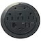 Kable Kontrol Kable Kontrol Powertap Desk Outlet Power Grommet - 3 Power Outlets + 1 Ethernet + 2 USB Ports GMPT-4 - alternate 1